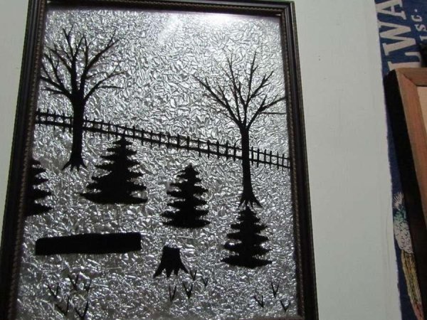 Панно из фольги