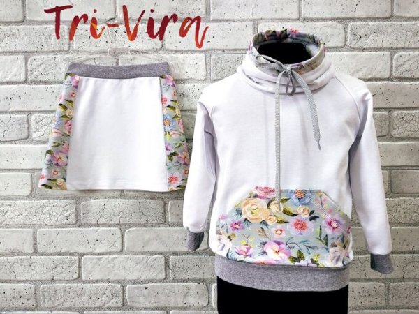 Худи для девочки из футера