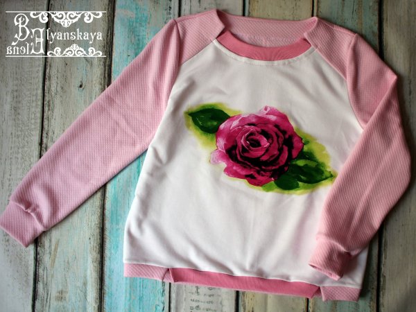 Толстовки из футера детские