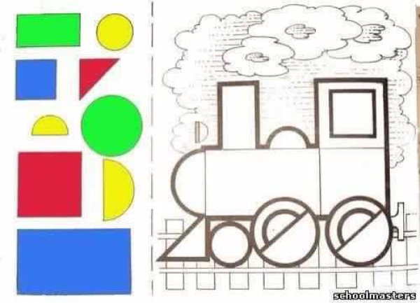 Аппликация шаблон