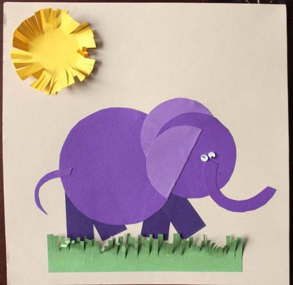 Аппликация Слоненок