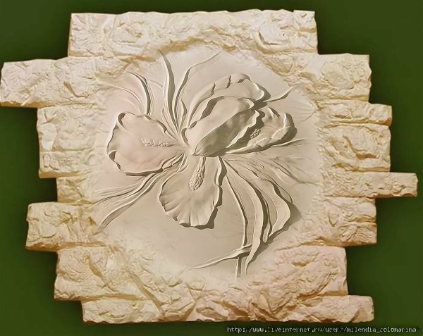 Гипсовая лепнина барельеф Венера