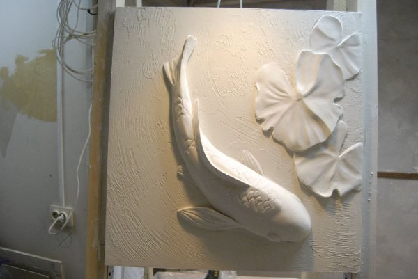 Панно из гипса