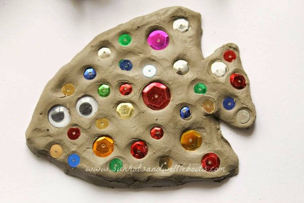 Детские поделки из глины