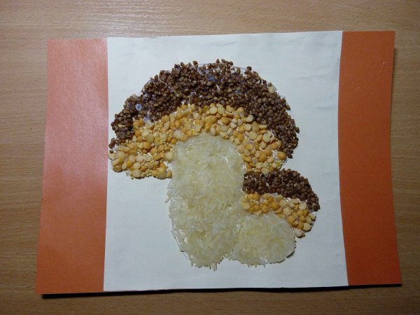 Поделки из крупы