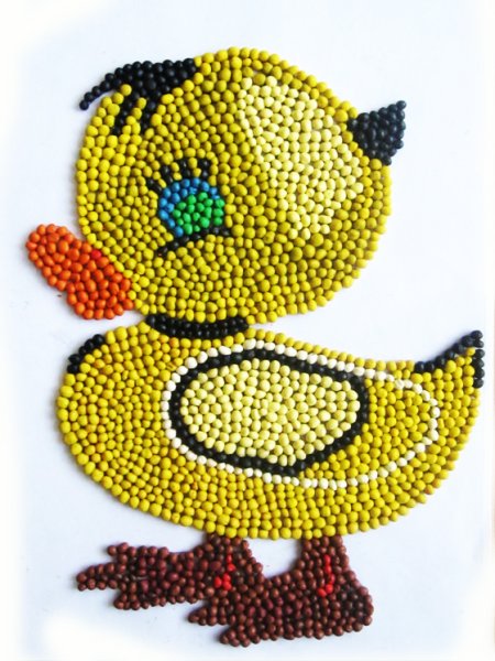 Поделки из крупы