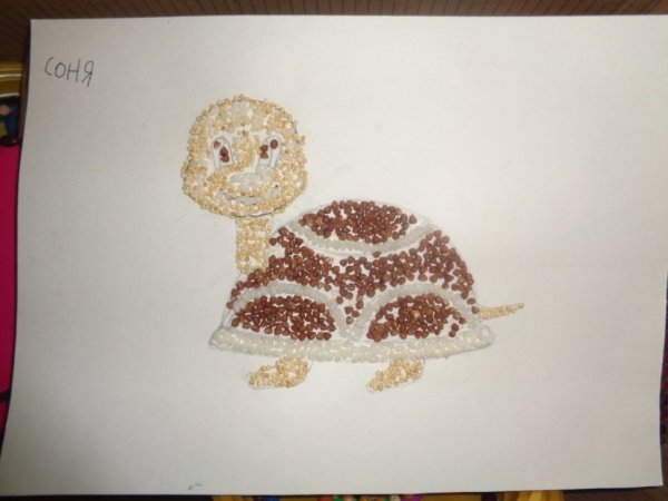 Поделки из гречки