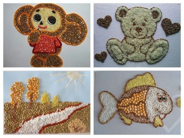 Поделки из круп