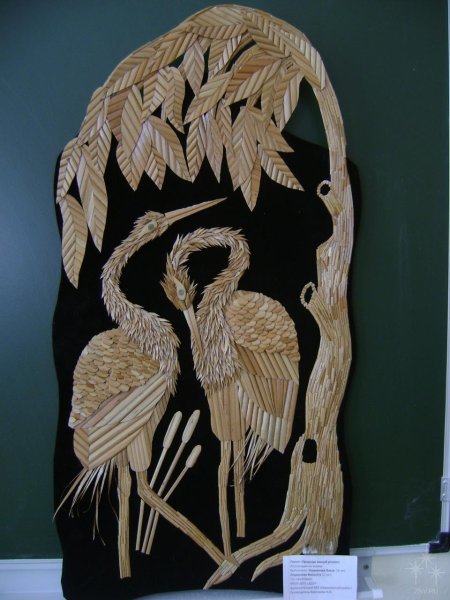 Картины из соломы