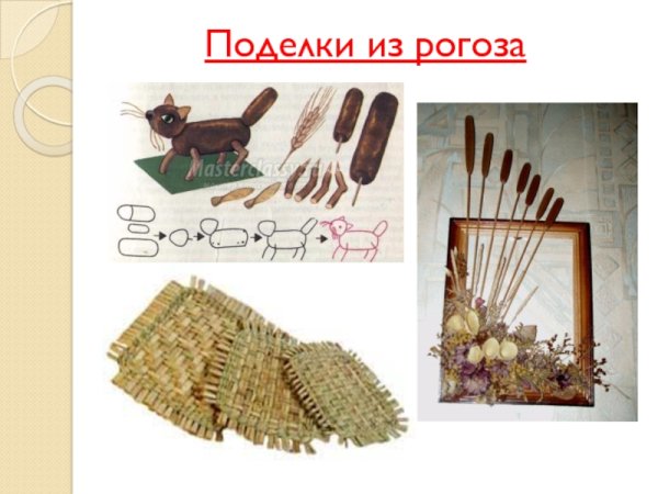 Поделка из природного материала рогоз