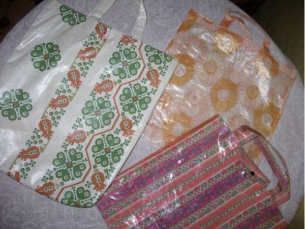 Банная сумка из клеенки