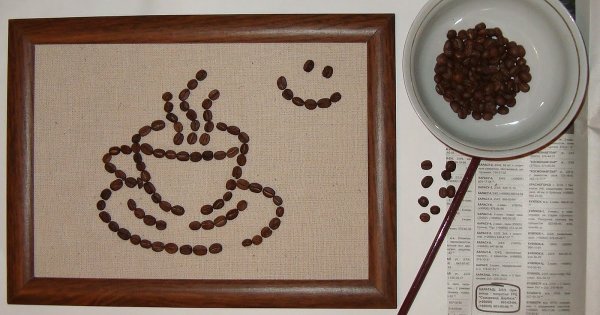 Поделки из кофейных зёрен