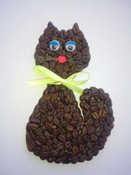 Поделки из кофейных зёрен своими руками