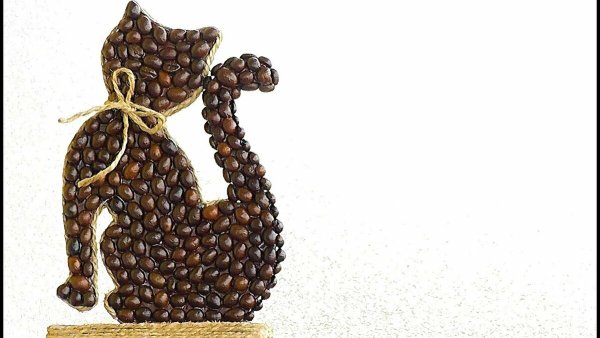 Поделки из кофейных зёрен своими руками