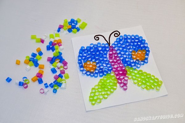 Поделки из соломинок для коктейля с детьми