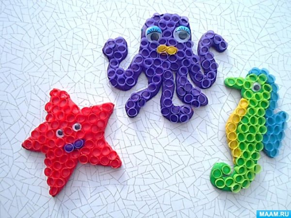 Поделка морские обитатели