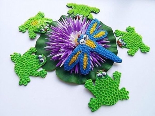 Поделки из коктейльных трубочек