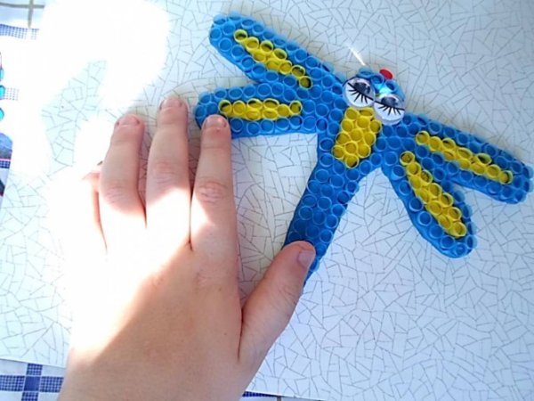 Мозаика из коктейльных трубочек