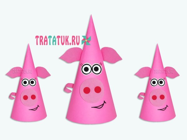 Игрушки из бумажных конусов