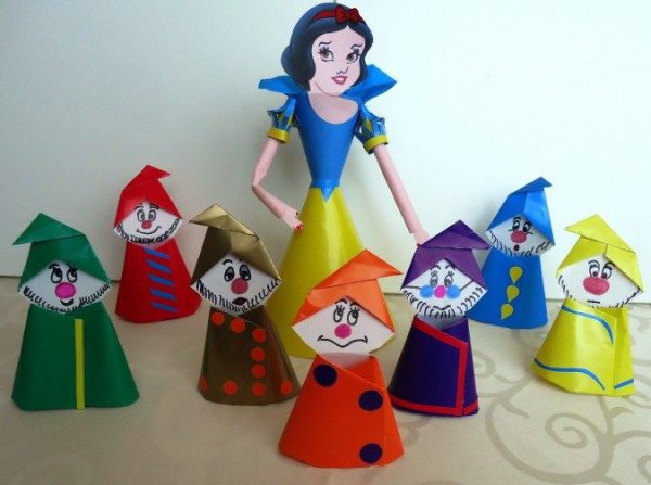 Поделки из бумажных конусов