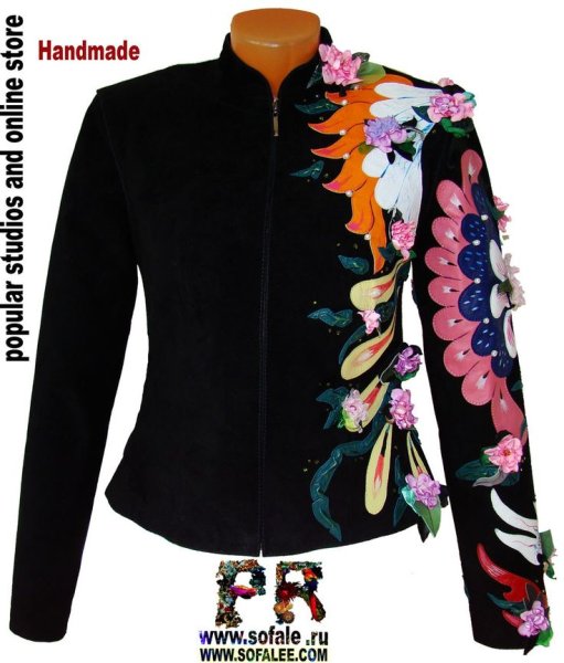 Аппликация на куртку женскую