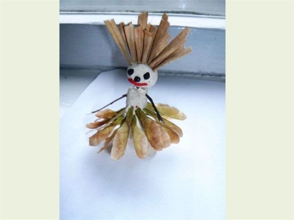 Поделки из природного материала из самолётиков