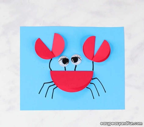 Краб поделка для детей