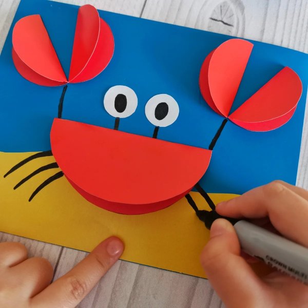 Поделки с цветной бумаги для детей