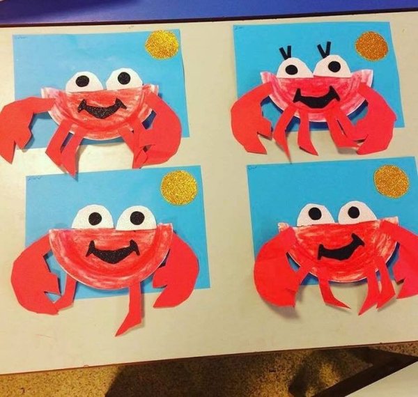 Поделка краб