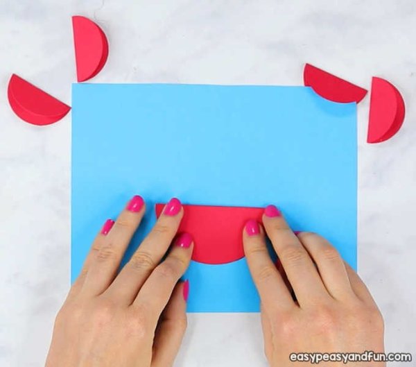 Поделка краб из бумаги