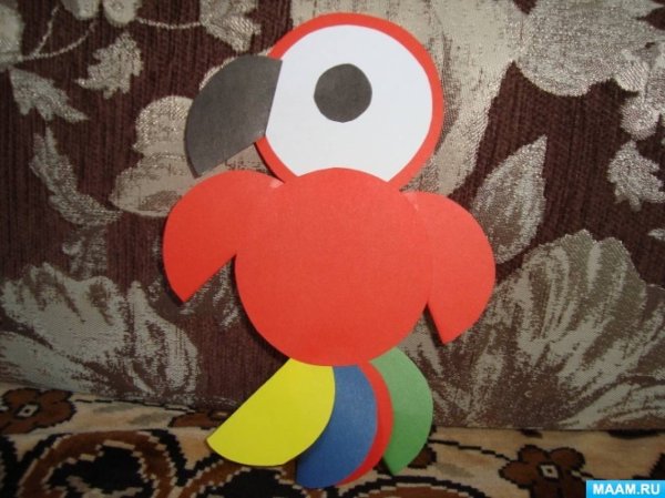 Аппликация из кругов