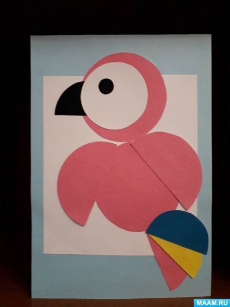 Аппликация из кругов