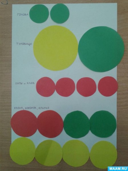 Поделки из кругов разного диаметра