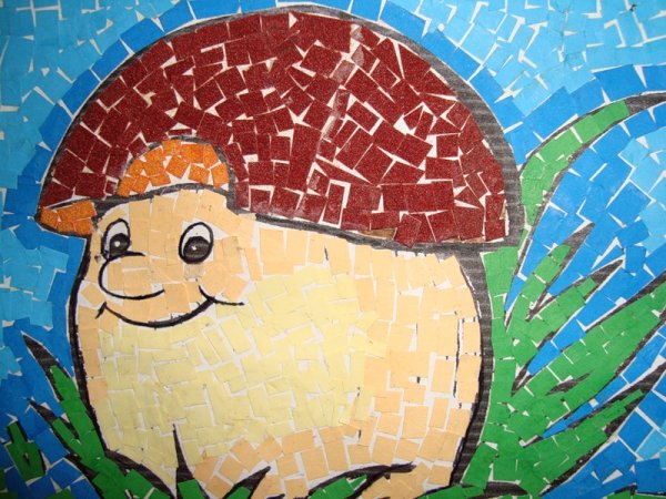 Обрывная мозаика гриб