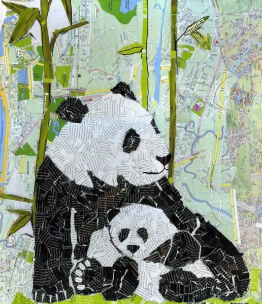 Коллаж из бумаги