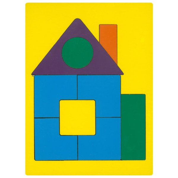 Домик из геометрических фигур