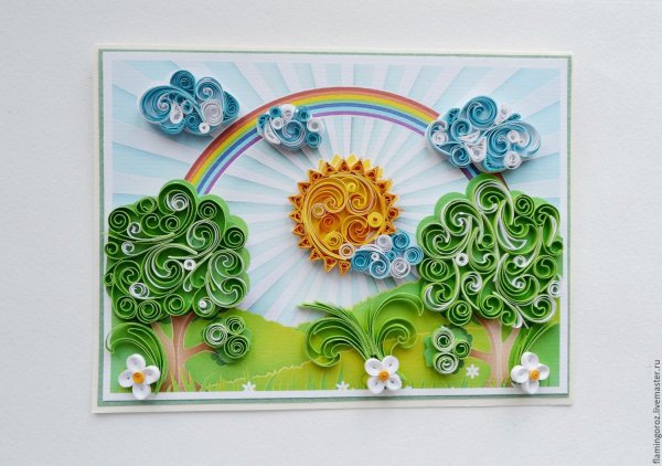 Аппликация квиллинг