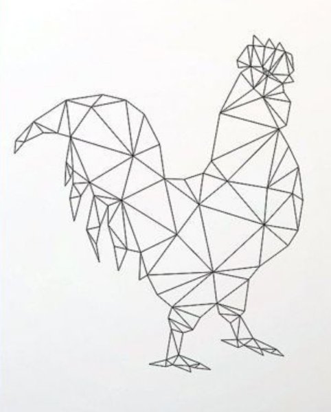 Рисунок из геометрических фигур