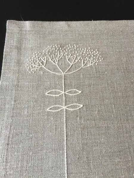 Вышивка на льняной одежде