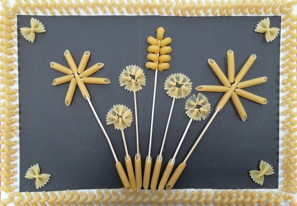 Поделки из макарон