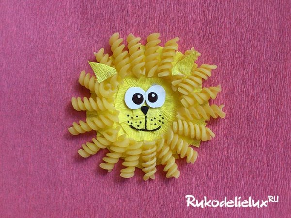 Поделки из макарон для детей