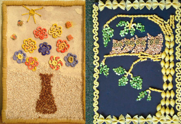 Поделки из круп