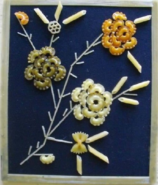 Поделки из макарон для детей