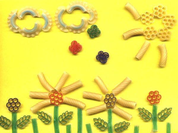 Поделки из макарон