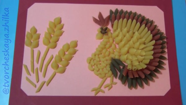 Поделки из макарон для детей