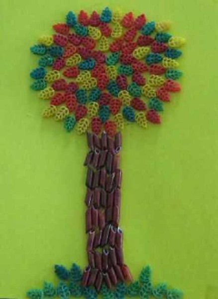 Поделки из макарон для детей