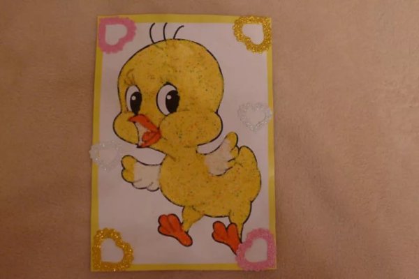 Аппликация манкой