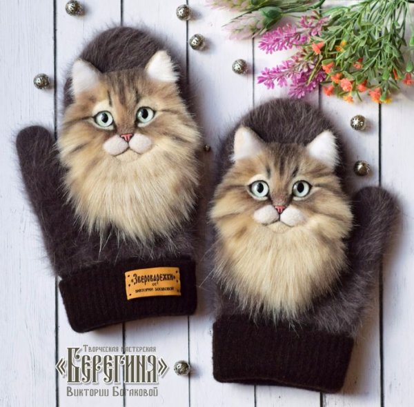 Живые варежки от Виктории Богаковой