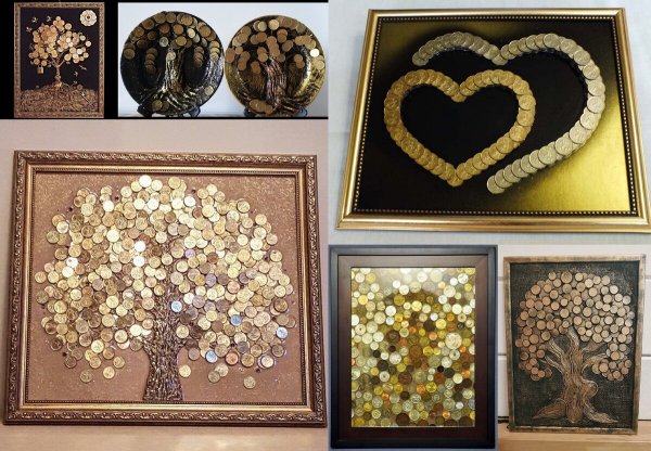 Поделки из монеток