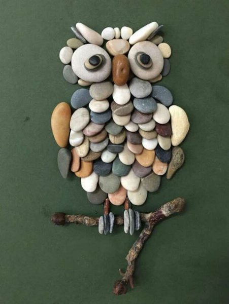 Поделки из камушков